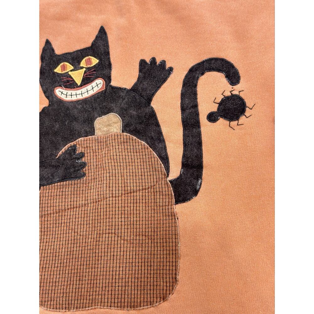 Authentic Pigment Vintage 90s Halloween Pullover Sweatshirt Unisex Size S - Picture 7 of 13